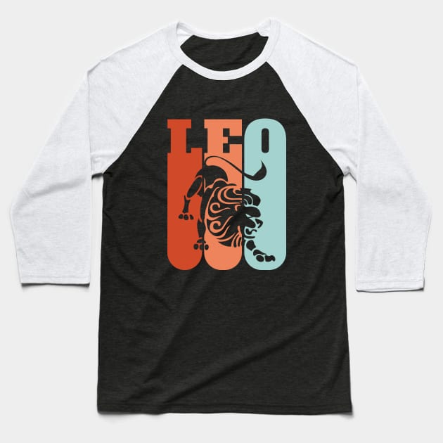 Leo - Leo Zodiac Birthday Baseball T-Shirt by Kudostees